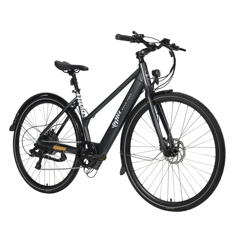 EMU Evo Step Through 700c Wheel Electric Bike Metallic Grey 10.4Ah-1