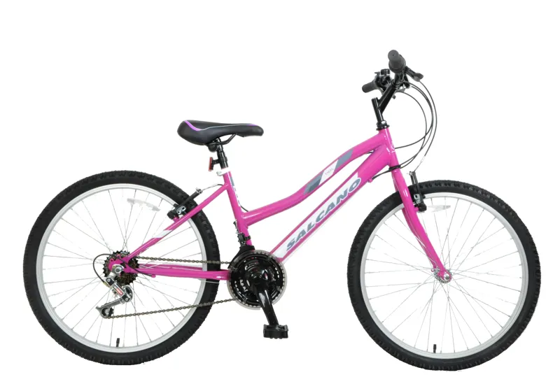Salcano Excel 24 Inch Wheel Kids Mountain Bike Pink