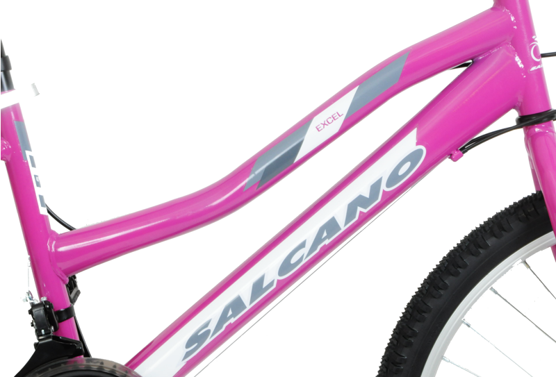 Salcano Excel 24 Inch Wheel Kids Mountain Bike Pink-1