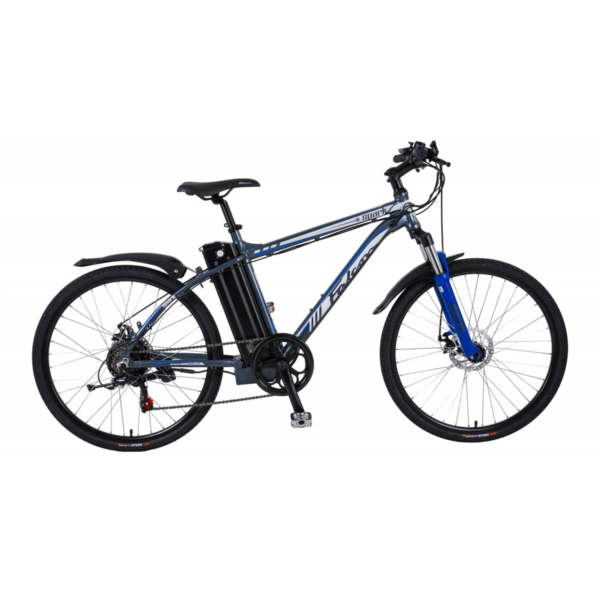 Falcon Spark 26 Inch Wheel Electric Bike Grey Falcon Spark 26 Inch Wheel Electric Bike Grey