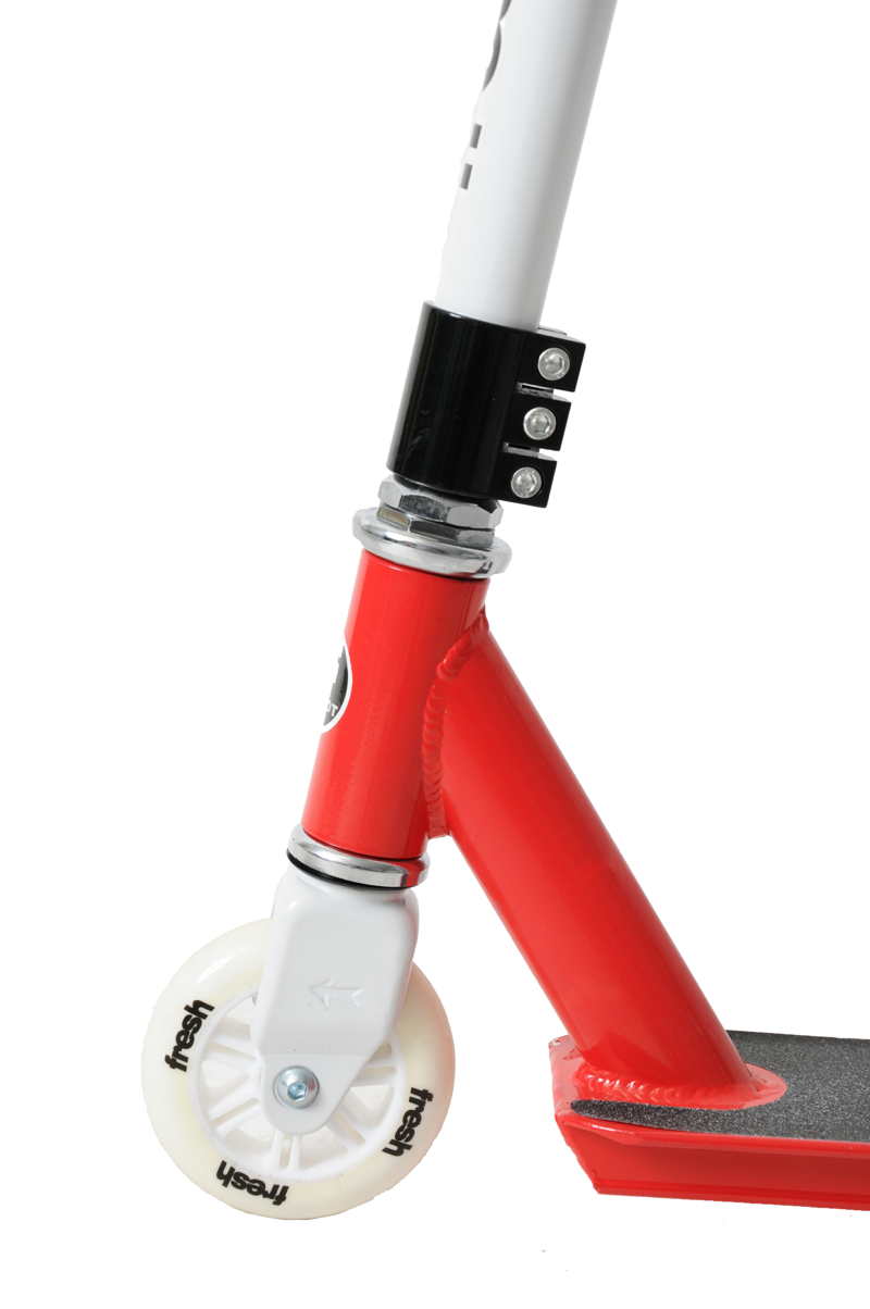 FreshPark Stunt Scooter Alloy Deck Red-4