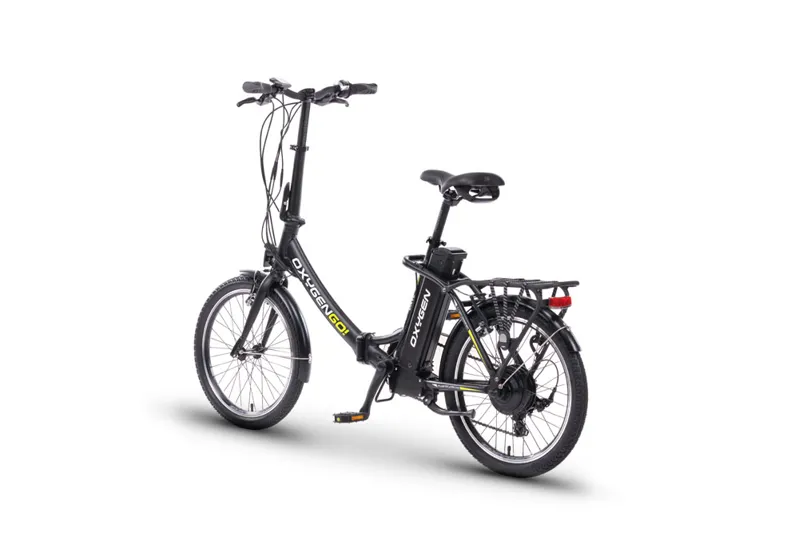 Oxygen GO 20 Inch Electric Folding Bike Black-1