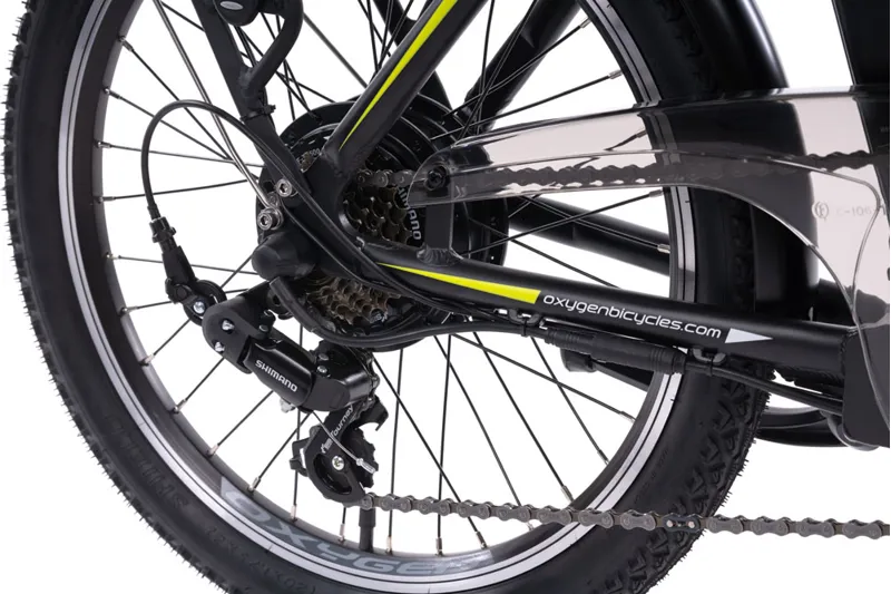 Oxygen GO 20 Inch Electric Folding Bike Black-3