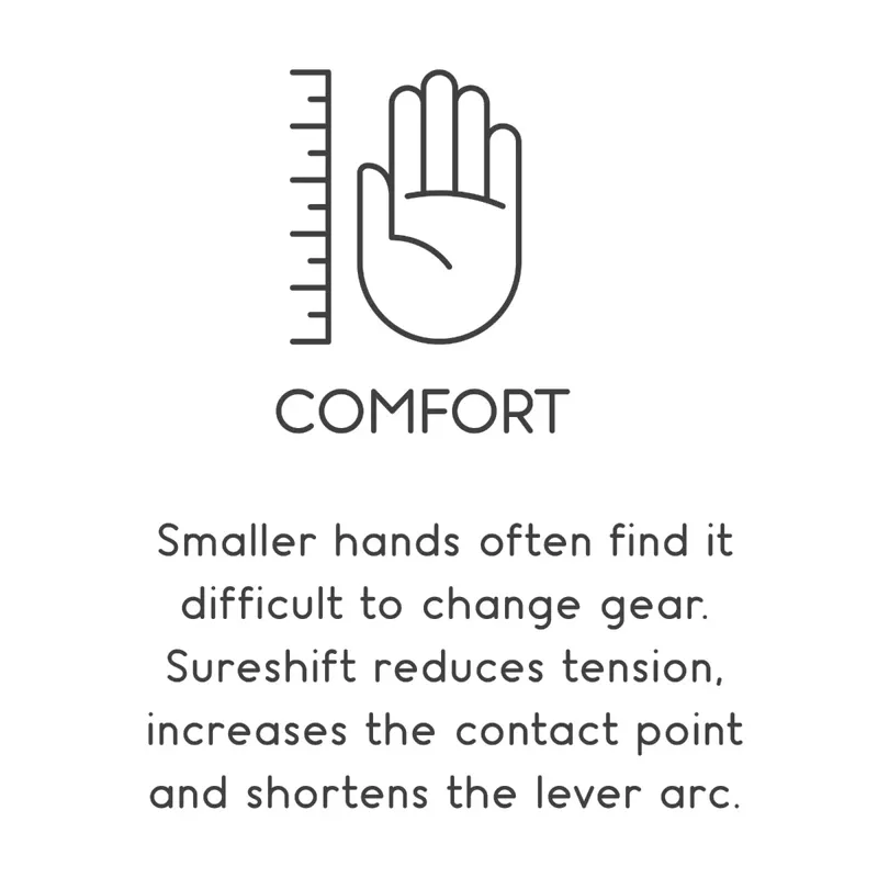 Sure Shift S3 Lever Extender Blue - Frog Bikes-4