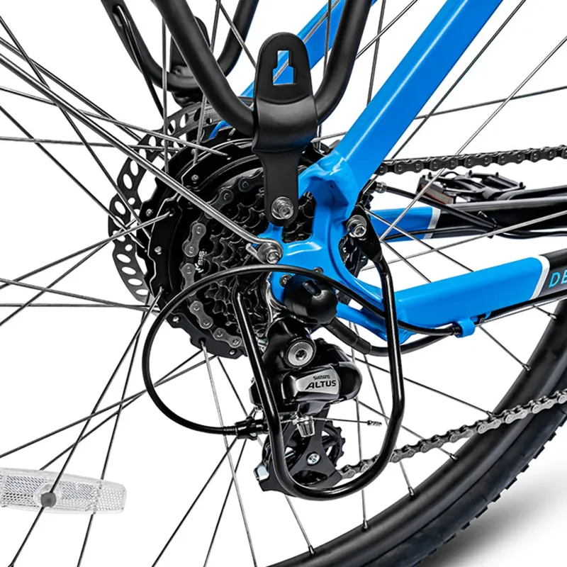 Ampere Hilux 700c Wheel Electric Bike Black and Blue 14Ah-5