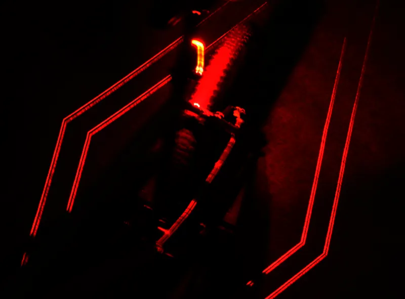 Ammaco XC-369 Rear Lazer USB Light-3