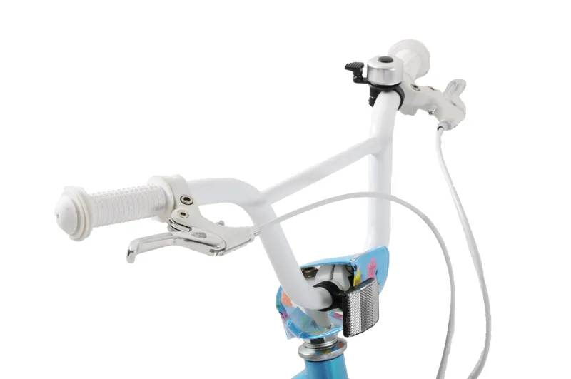 Ammaco Orchid 16 inch Wheel Kids Bike Blue and White-1