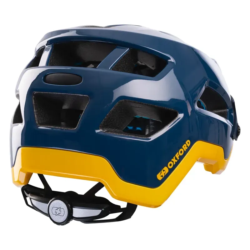 Oxford Altius Helmet Gloss Blue/Yellow-1