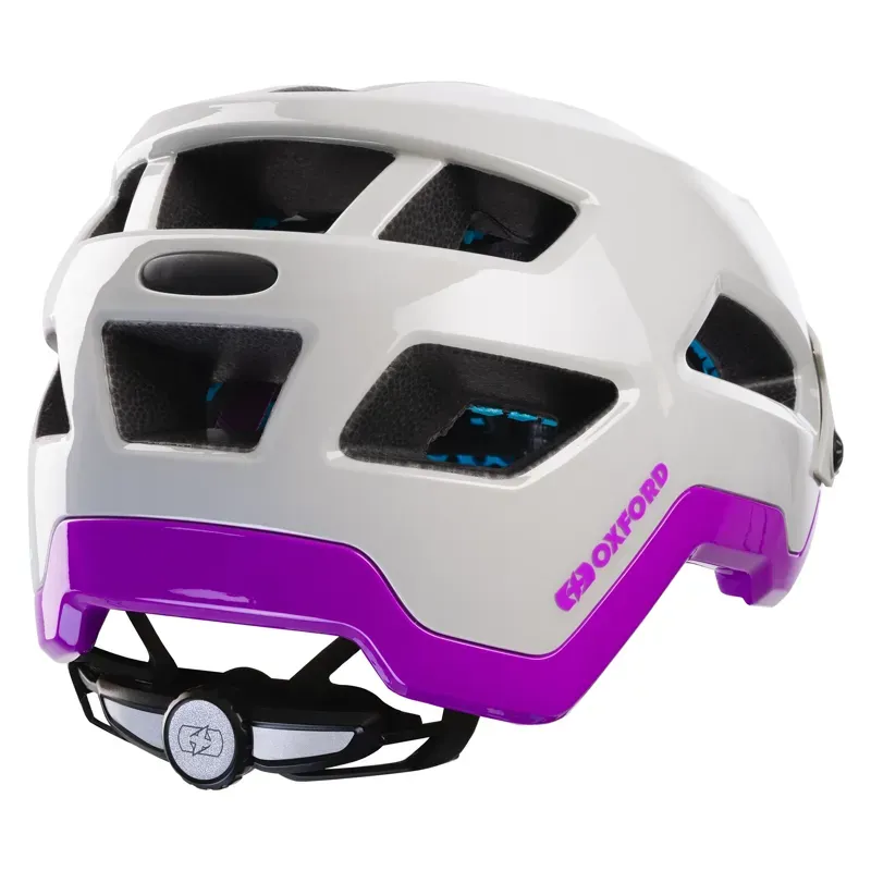 Oxford Altius Helmet Gloss Grey/Purple-1