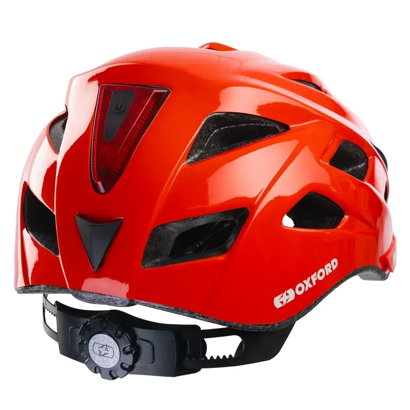 Oxford Metro-V Helmet Gloss Red-1