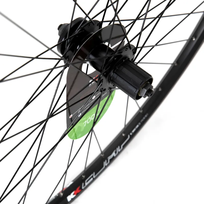 KX 700c Rear Trekking Wheel Cassette Disc Black-1