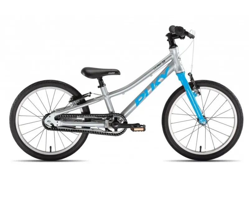 Pre Loved Puky LS-Pro 18 Inch Wheel Kids Bike Grey/Blue