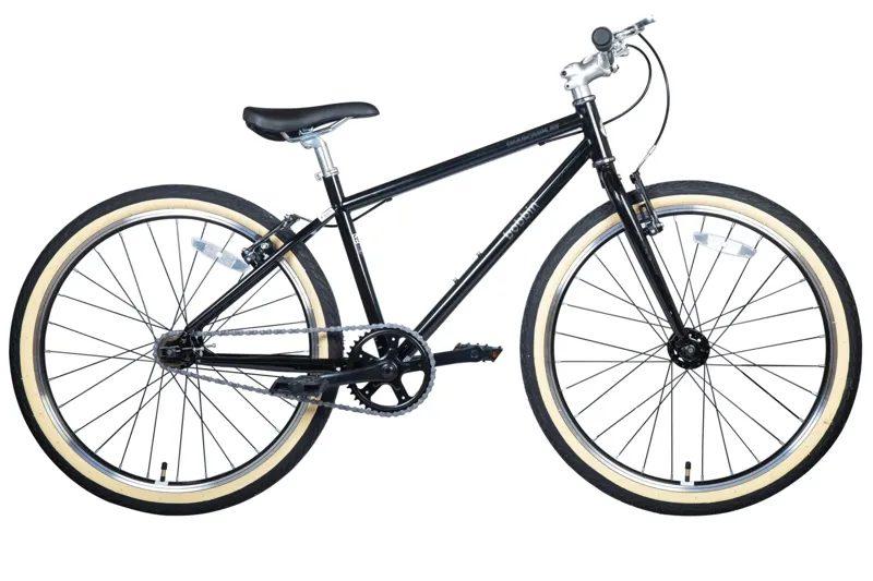 Bobbin Shadowplay 24 Inch Wheel Junior City Fixie Bike Black-1
