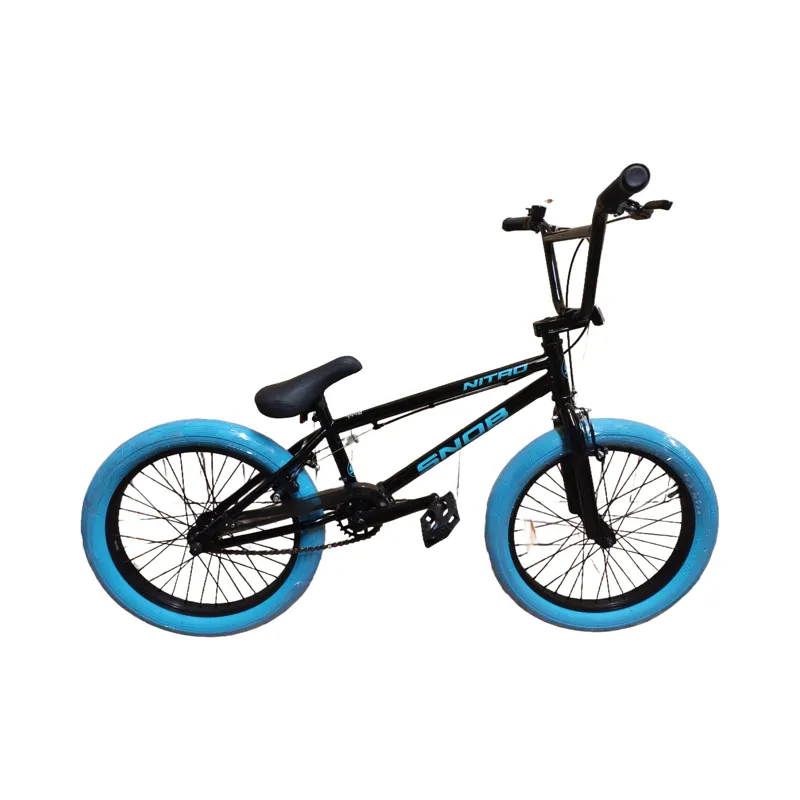 Snob Nitro 20 Inch Freestyler Black With Blue Colour Tyres