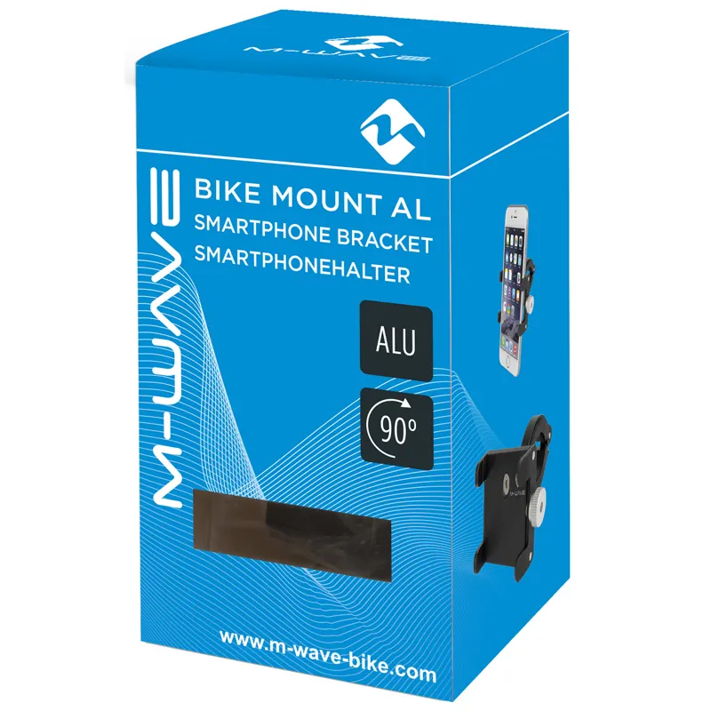 M-WAVE Alloy Phone Mount Black-2
