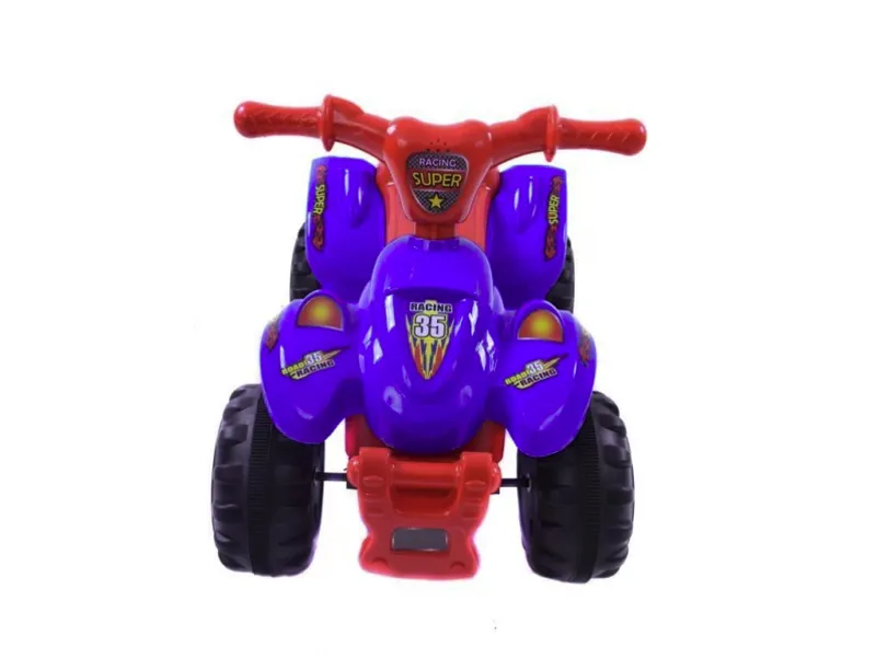 Electric Ride On 4-Wheel Quad Blue-2