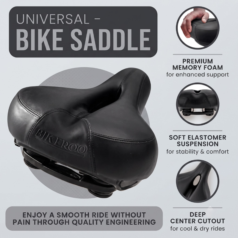 Cionlli Comfort Saddle Unisex Black-6