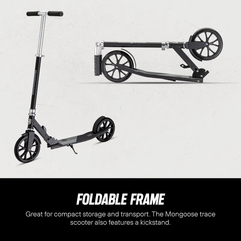 Mongoose Trace 200 Folding Scooter Black-6