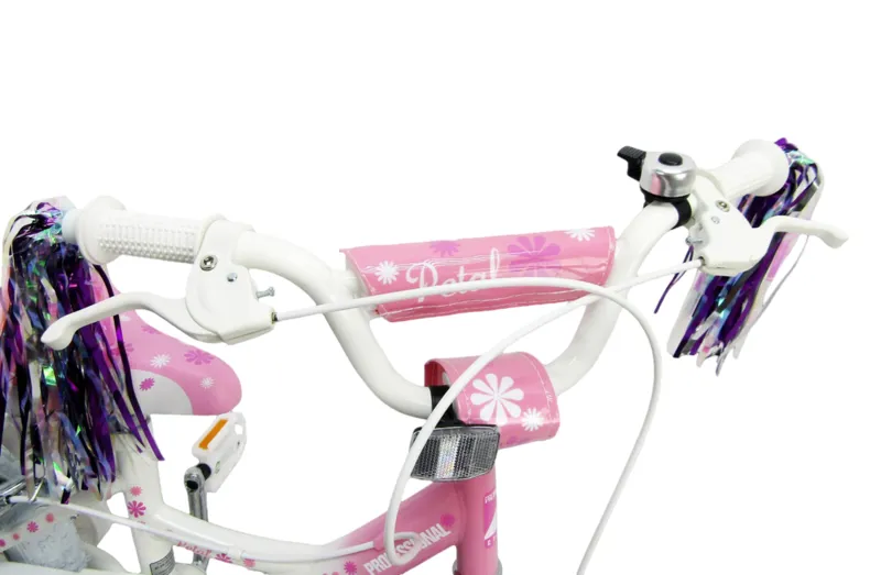 Professional Petal 12 Inch Wheel Kids Bike Pink/White-3