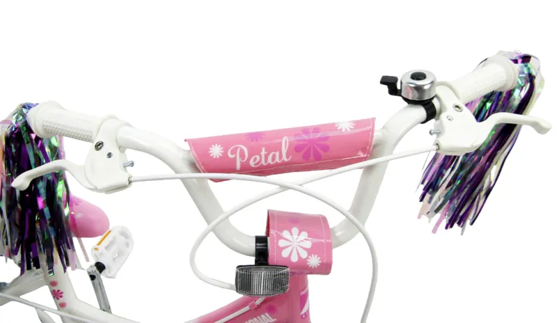 Professional Petal 16 Inch Wheel Kids Bike Pink/White-3