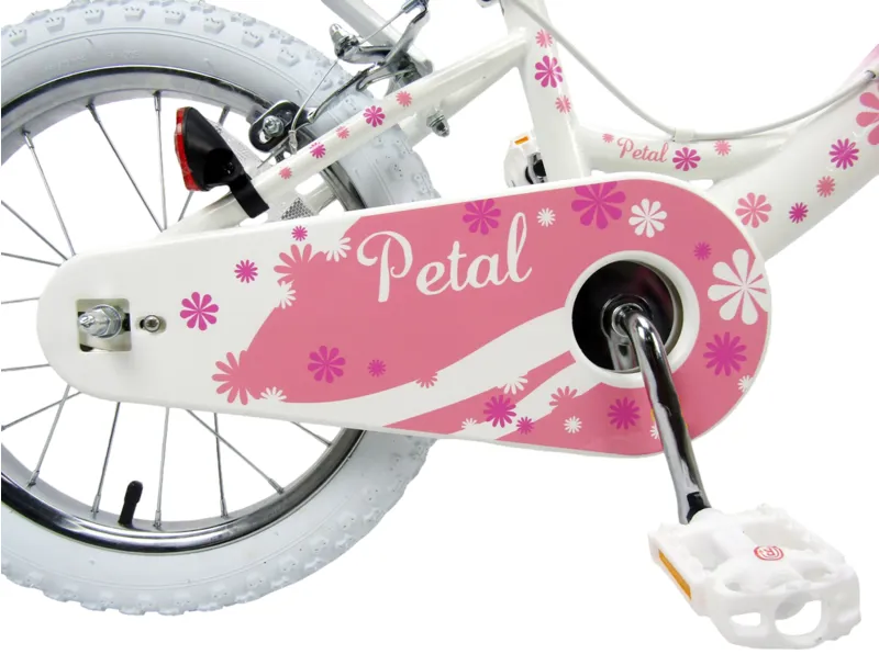 Professional Petal 16 Inch Wheel Kids Bike Pink/White-2