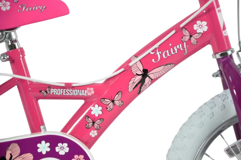 Professional Fairy 14 Inch Wheel kids Bike Pink/Purple-2