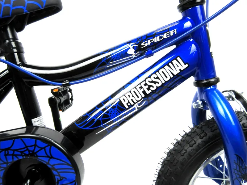 Professional Spider 12 Inch Wheel Kids bike Blue/Black-1