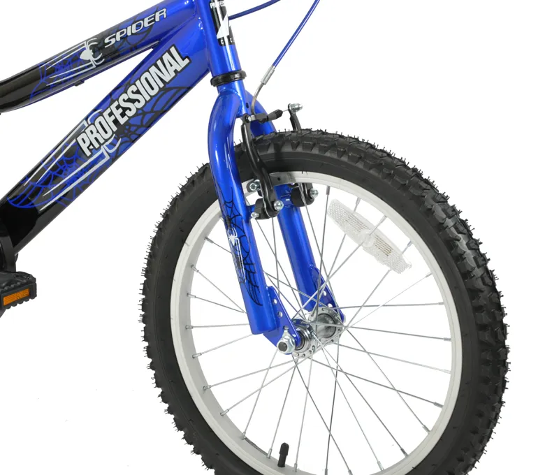 Professional Spider 20 Inch Wheel Kids Bike Blue/Black-3