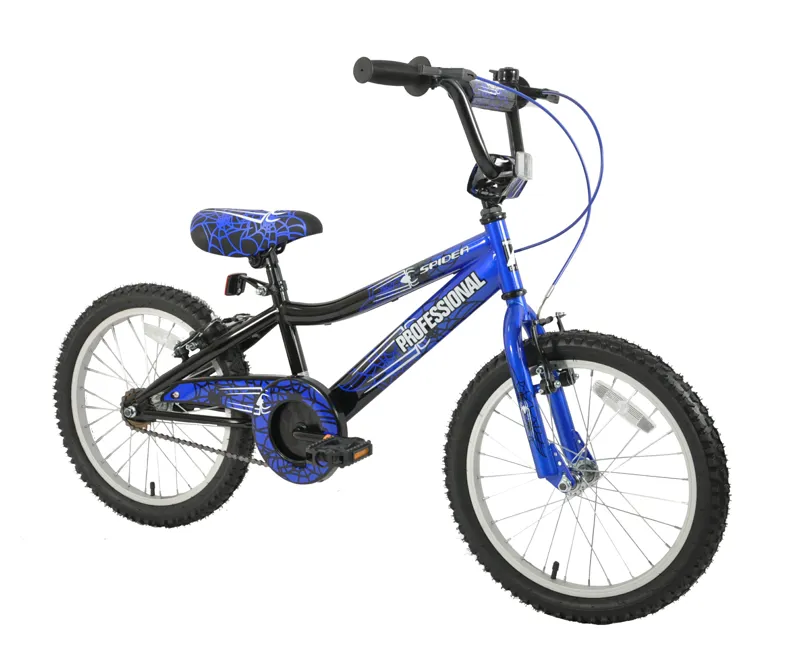 Professional Spider 20 Inch Wheel Kids Bike Blue/Black-1