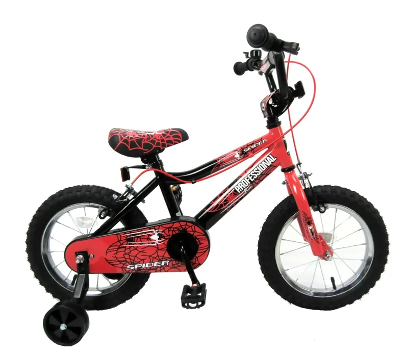 Professional Spider 12 Inch Wheel Kids bike Dusk Red/Black