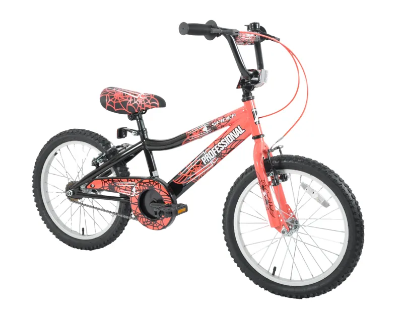 Professional Spider 18 Inch Wheel Kids Bike Dusk Red/Black-1
