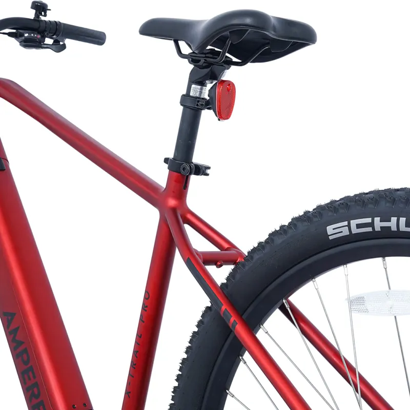 Ampere X-Trail Pro 27.5 Electric Bike Metallic Red 17.5Ah-3