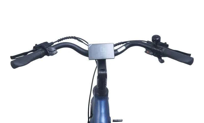 Ampere Deluxe Step Through 26 Inch Wheel Electric Bike Blue 10Ah-6