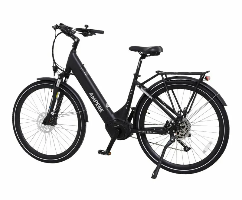 Ampere Deluxe Pro Step Through 700c Electric Bike Black 14Ah-3