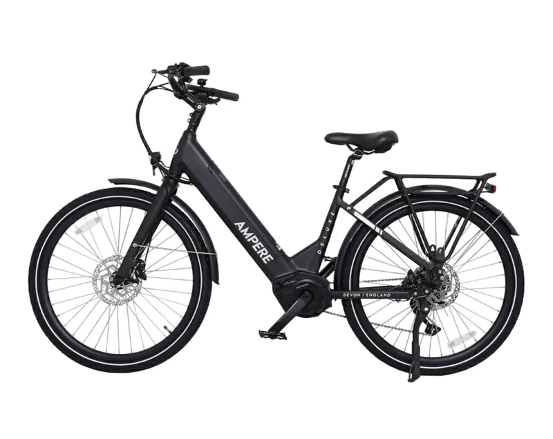 Ampere Deluxe Pro Step Through 26 Inch Wheel Electric Bike Black 10Ah-5