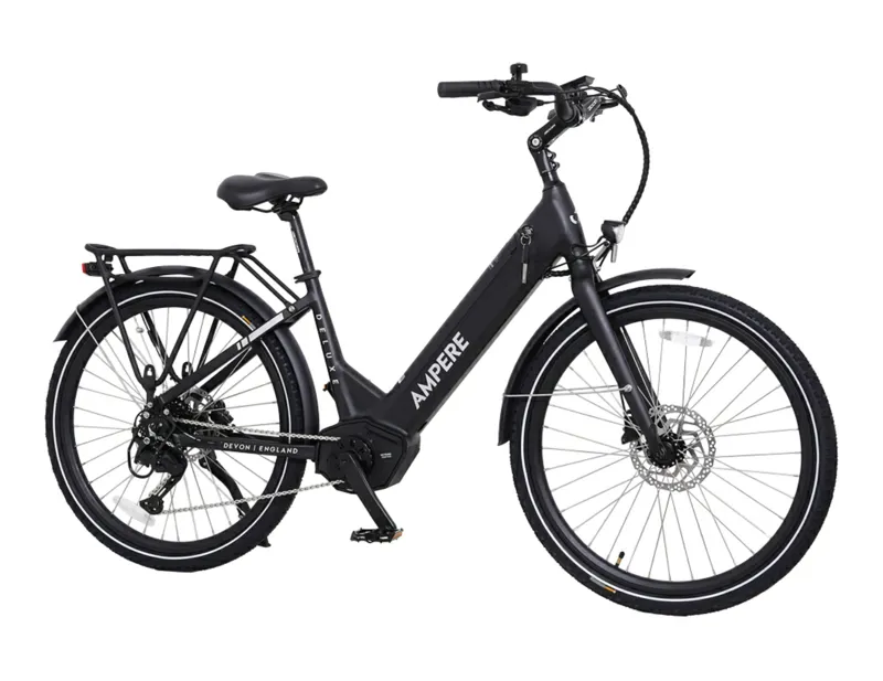 Ampere Deluxe Pro Step Through 26 Inch Wheel Electric Bike Black 14Ah-4