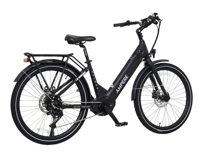 Ampere Deluxe Pro Step Through 26 Inch Wheel Electric Bike Black 14Ah-2