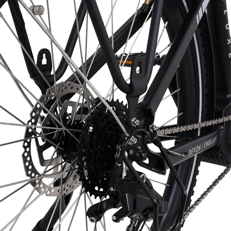 Ampere Deluxe Pro Step Through 26 Inch Wheel Electric Bike Black 14Ah-8