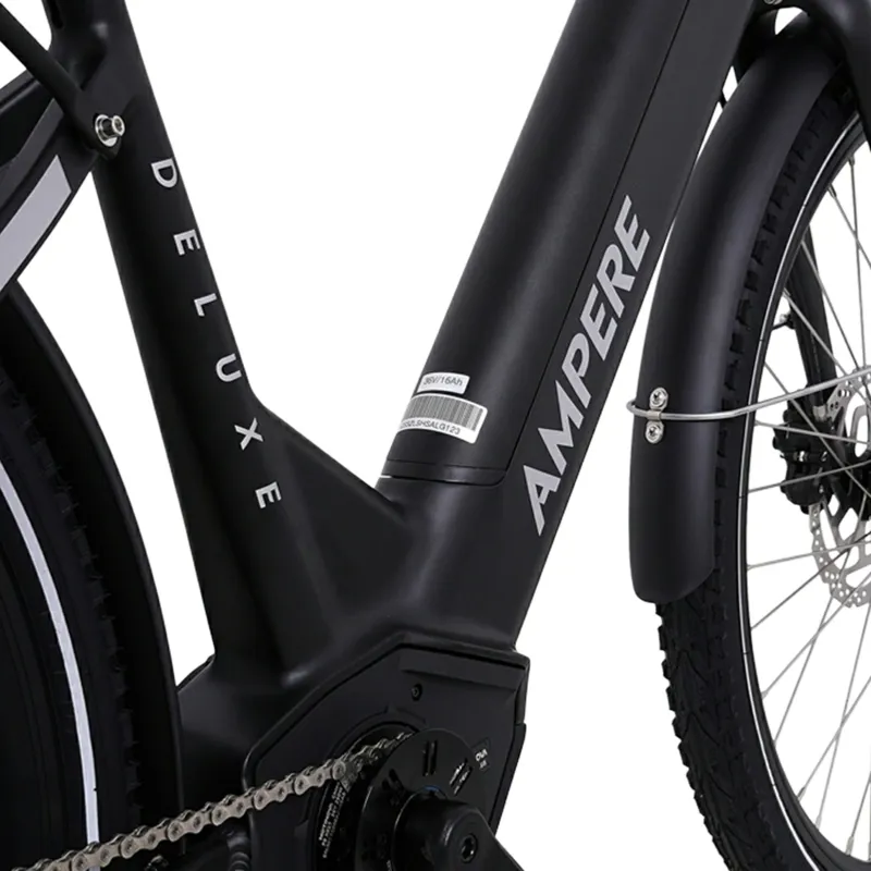 Ampere Deluxe Pro Step Through 26 Inch Wheel Electric Bike Black 14Ah-7