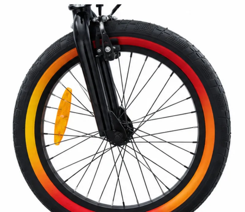 Snob Nitro 20 Inch Freestyler Black With Tri Colour Tyres-2