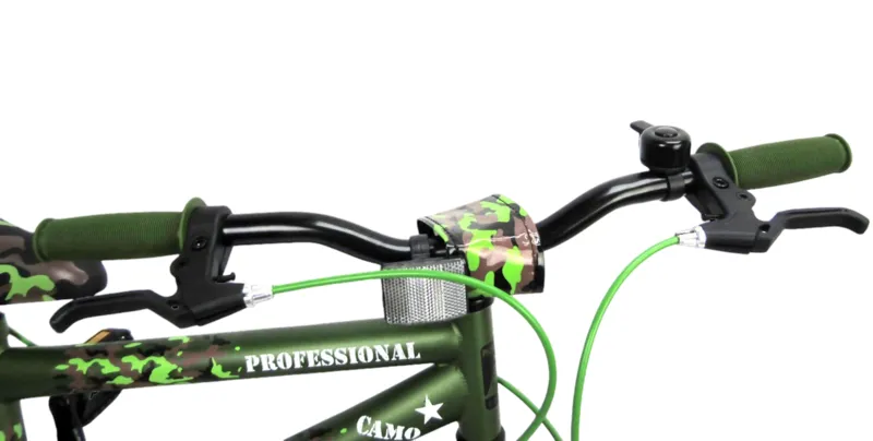 Professional Camo 20 Inch Wheel S/S Kids Bike Green-3