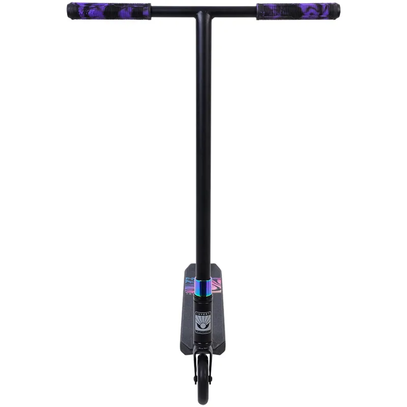 Invert Supreme 1-7-12 Stunt Scooter Black/Neon Purple-1