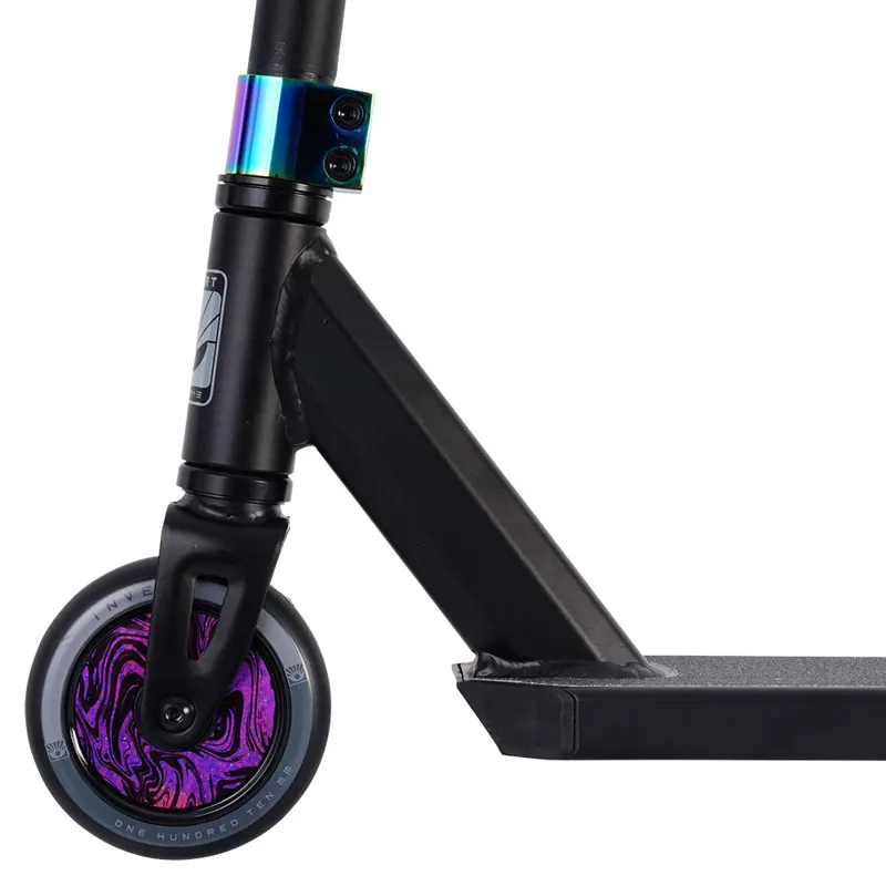 Invert Supreme 1-7-12 Stunt Scooter Black/Neon Purple-8