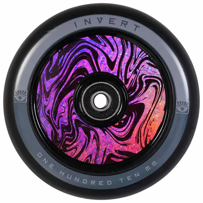 Invert Supreme 1-7-12 Stunt Scooter Black/Neon Purple-13
