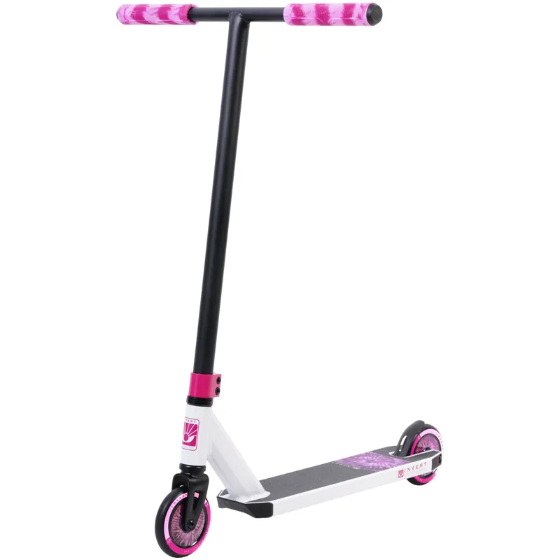 Invert Supreme 1-7-12 Stunt Scooter White/Black/Pink-7