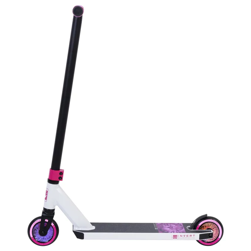 Invert Supreme 1-7-12 Stunt Scooter White/Black/Pink-5