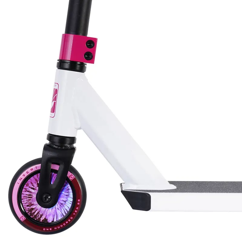 Invert Supreme 1-7-12 Stunt Scooter White/Black/Pink-4