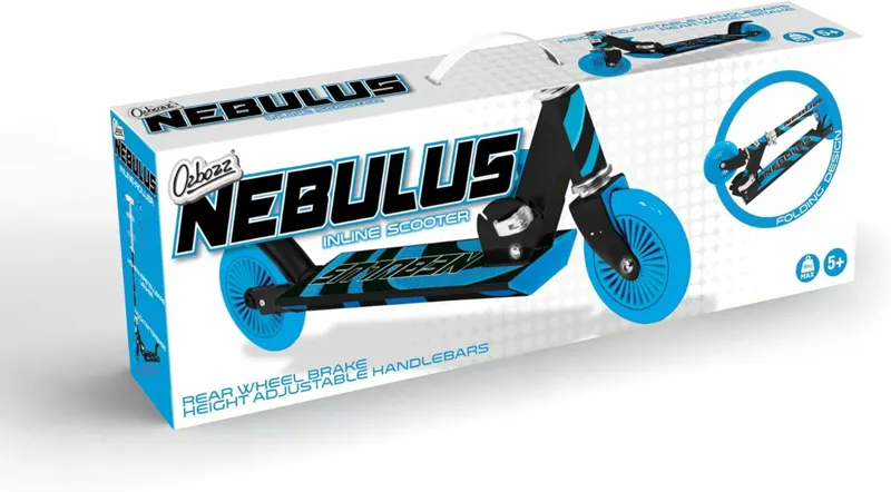 Nebulus Scooter - Black and Blue Folding Kids Scooter-4