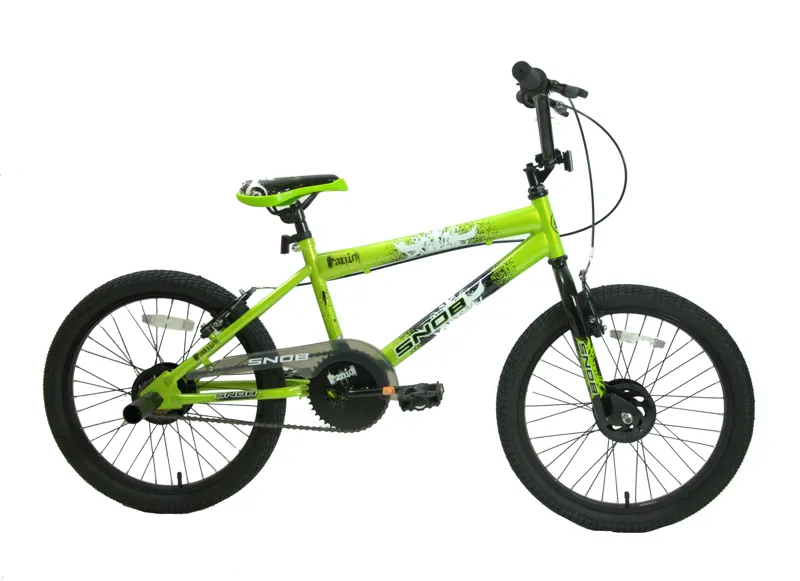 Snob Panic 20 Inch Wheel Kids BMX Bike Green-1