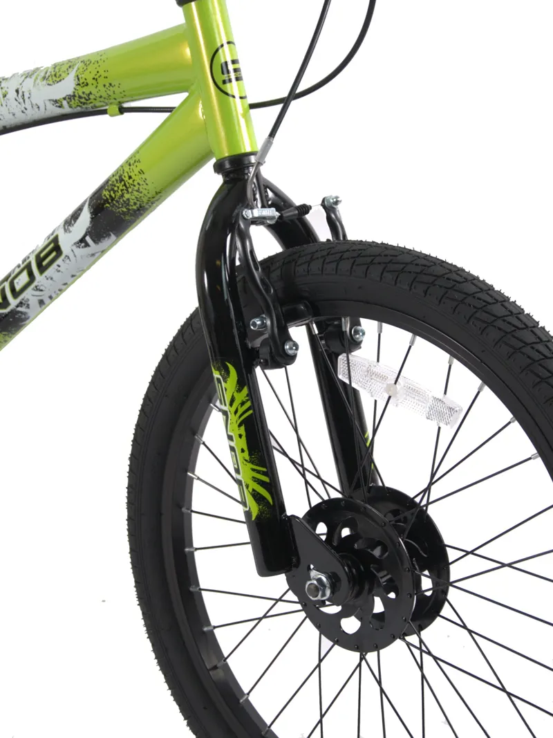 Snob Panic 20 Inch Wheel Kids BMX Bike Green-3